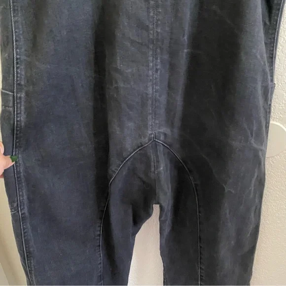 Free People We The Free High Roller Jumpsuit in Mineral Black - Picture 8 of 11